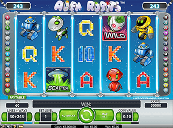 Игровые автоматы в онлайн казино Alien Robots